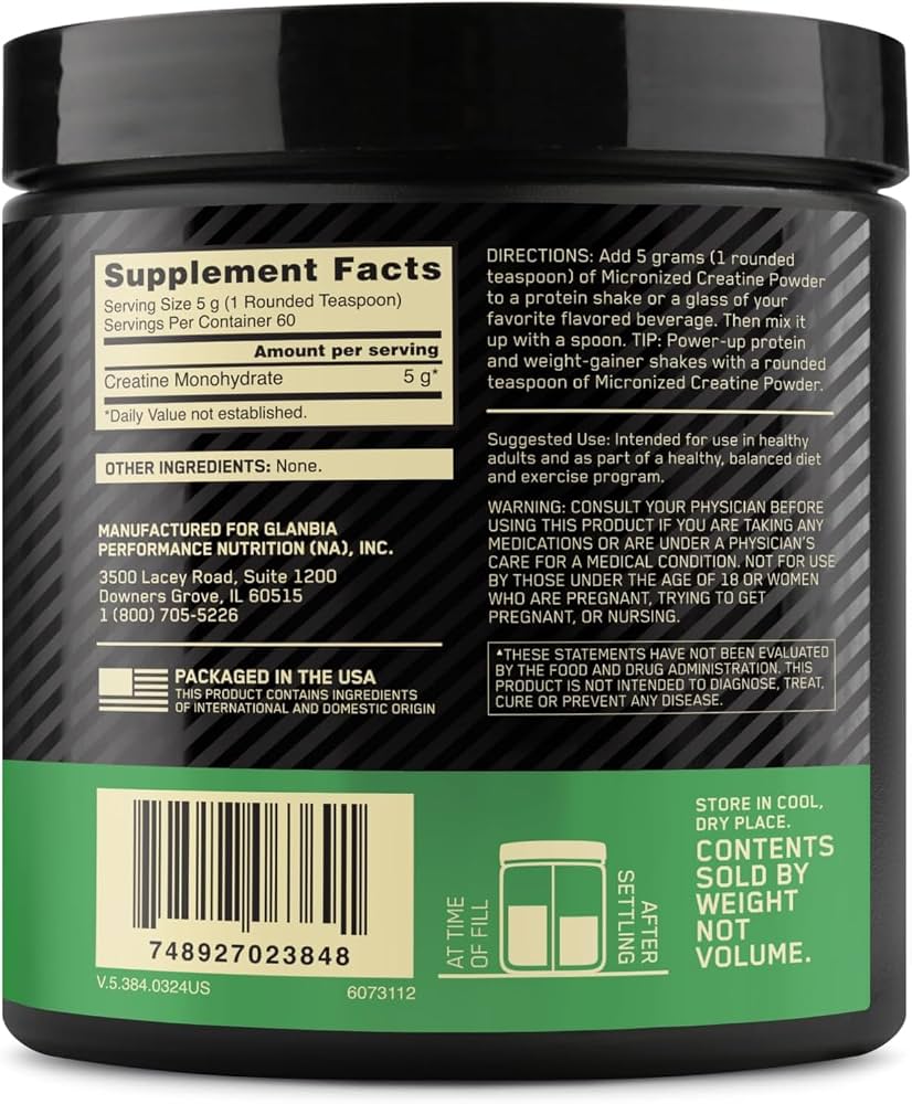 Creatine On Powder