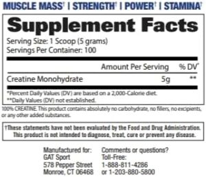 Creatine 500gr