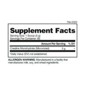 Creatine Monohydrate x 300gr Nuevo Aumenta La Fuerza,resistencia,y Rendimiento