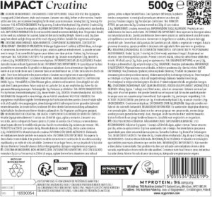 Impact Creatine 500gr My Protein
