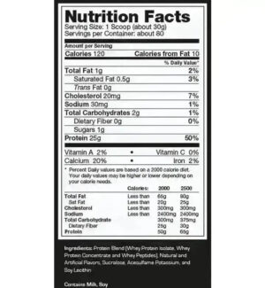 Prostar 100% Whey (chocolate) 5lb