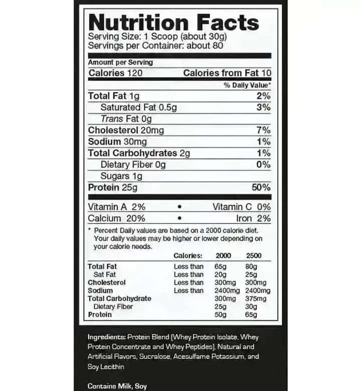 Prostar 100% Whey (chocolate) 5lb