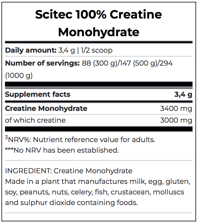 Creatine Monohydrate 300gr Nuevo Aumenta La Fuerza,resistencia Y Rendimiento