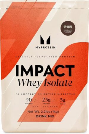 Impact Whey Protein 1kg Cookies Cream