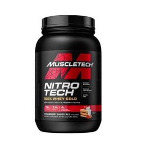 Nitrotech 100% Whey Gold 2lb Strawberry