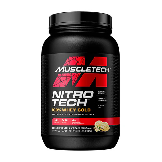 Nitrotech 100% Whey Gold 2lb Vanilla Cream