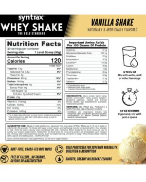 Whey Shake 2lb Vainilla
