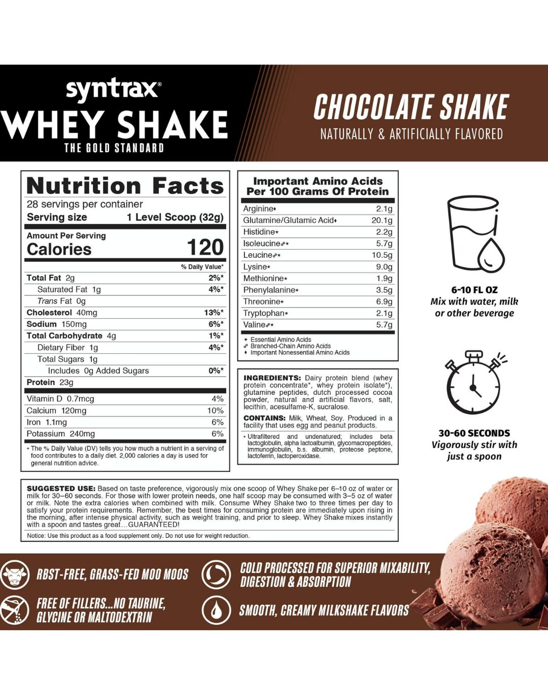 Whey Shake (chocolate) 2lb