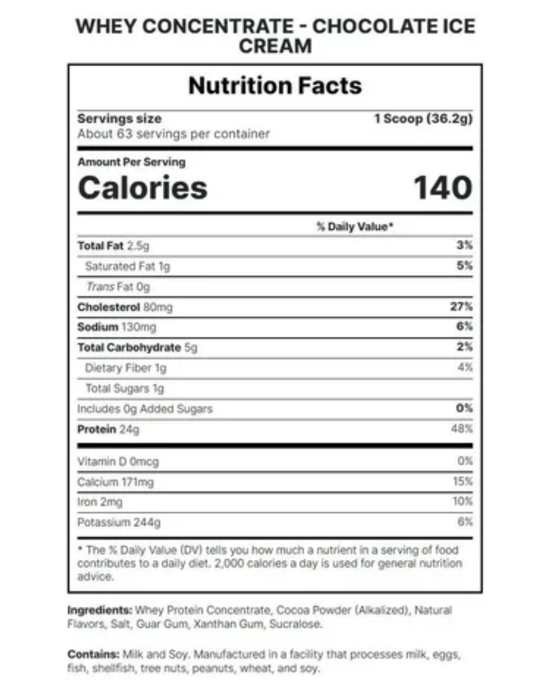 Whey Premium Protein 5lb Chocolate
