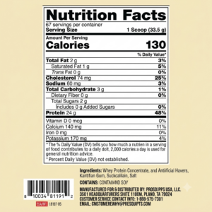 Whey Premium Protein 5lb Vanilla