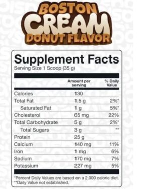 Basic Whey 2lb Boston Cream Donut