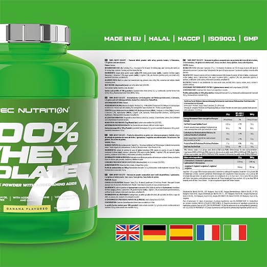 100% Whey Protein Isolate 5lb Banana