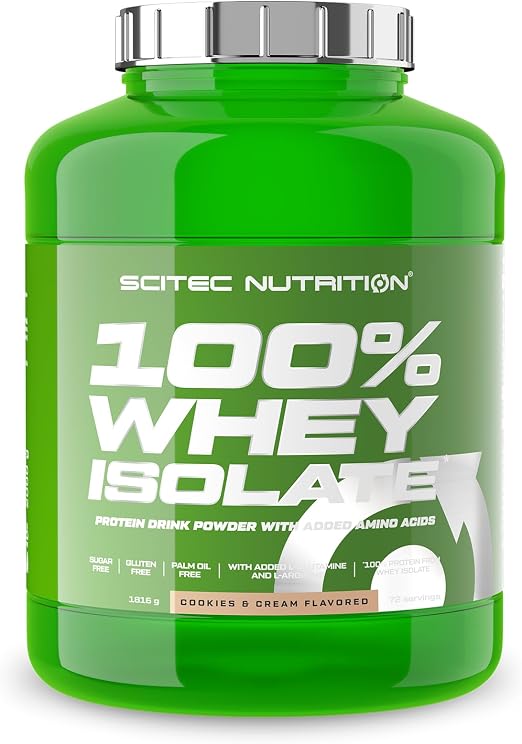 100% Whey Protein Isolate 5lb Cookies Cream