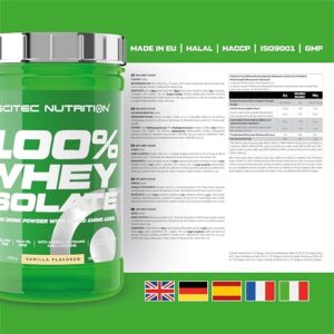 100% Whey Isolate 700gr Vanilla