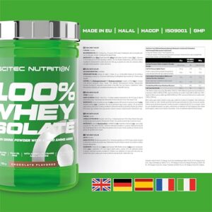 100% Whey Isolate 700gr Chocolate