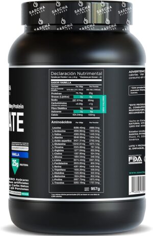 Sascha Fitness 2lb Vanilla