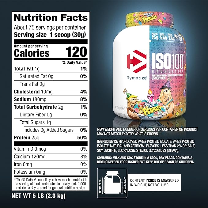 Iso 100 5lb Birthday Cake Pebbles