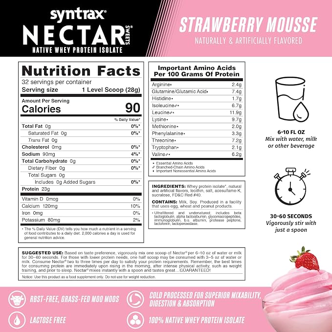 Nectar Strawberry Mousse