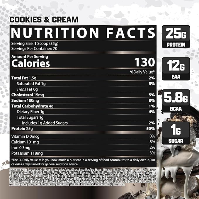 Isofit Protein Cookies Cream 5lb