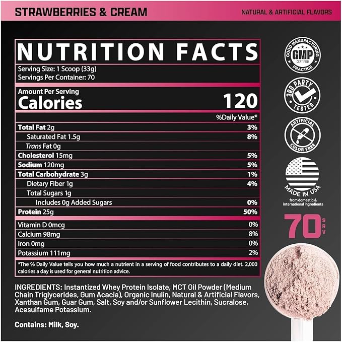 Isofit Protein 2lb Strawberries