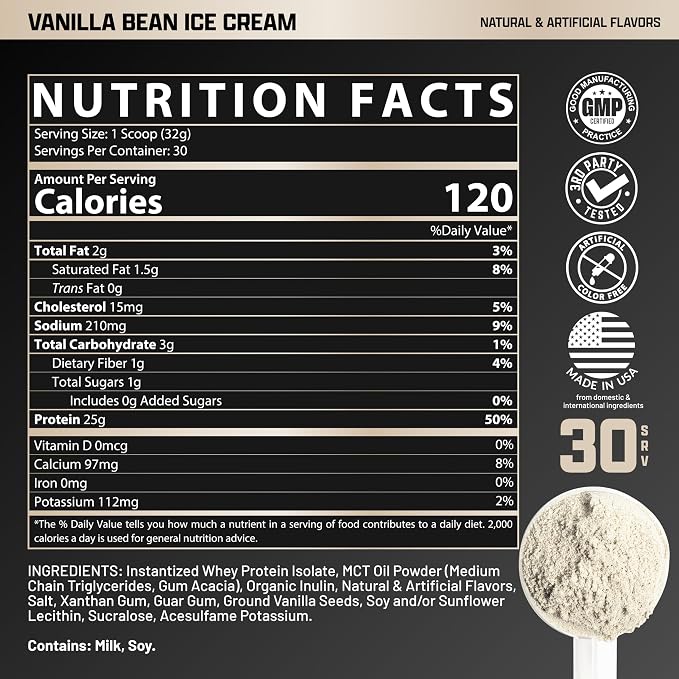 Isofit Vainilla Bean 2lb