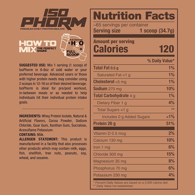 Isophorm 5lb Hot Chocolate