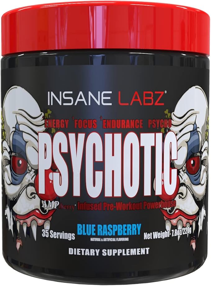 Psychotic Blue Rasberry x 35 Serv.