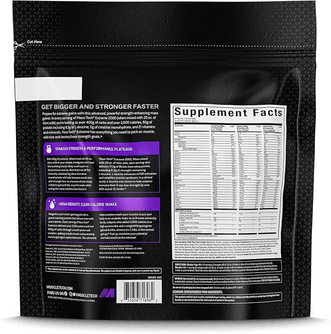 Mass Tech Extreme 6lb Triple Chocolate
