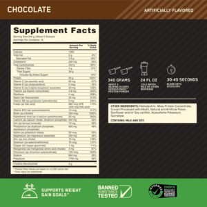 Serious Mass 12lb Chocolate