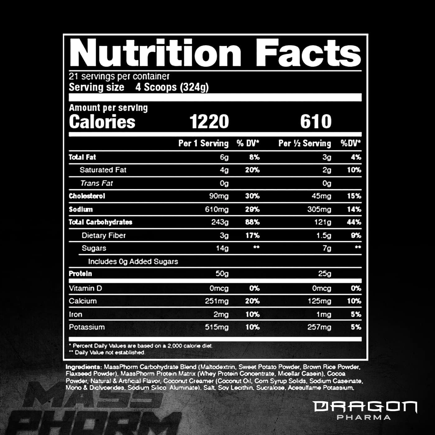 Mass Phorm 12lb Vanilla Milkshake