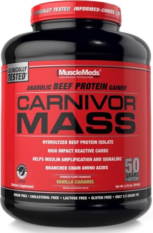 Carnivor Mass 6lb Vanilla Caramel