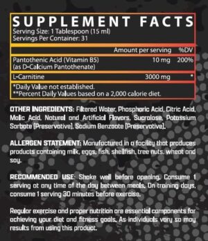 L-carnitine 3000 Orange Mango
