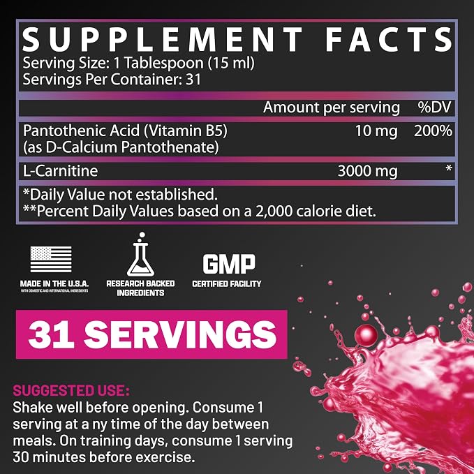 L-carnitine 3000 Berry Blast