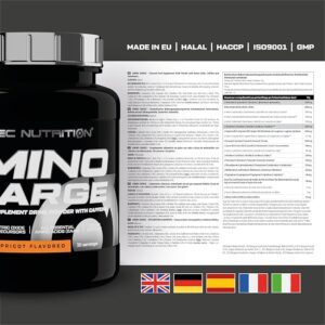 Amino Charge Apricop Flavored x 30 Serv.