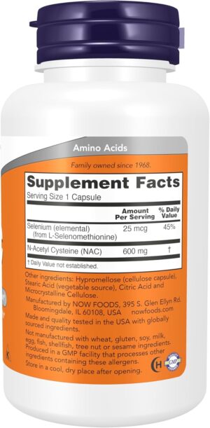 Nac 600 Mg x 100cap