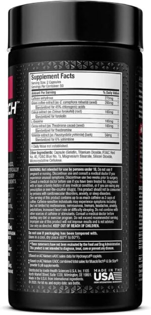Hydroxycut Hardcore Elite x 100cap