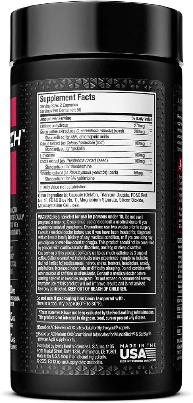Hydroxycut Hardcore Elite x 100cap