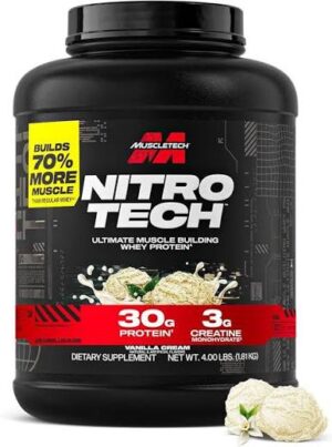 Nitrotech 4lb Vanilla Cream