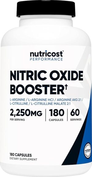 Nitric Oxide Booster 2250mg x 180cap