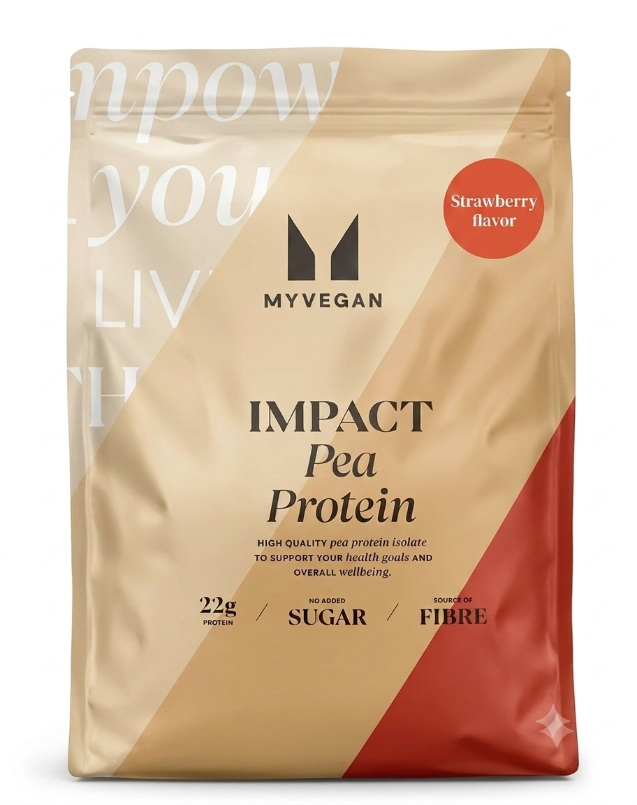 Impact Vegan Protein X1kg Strawberry