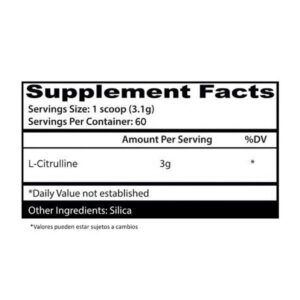 L-citrulline 3gr x 60serv.