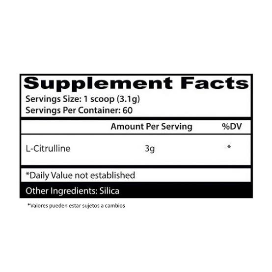 L-citrulline 3gr x 60serv.