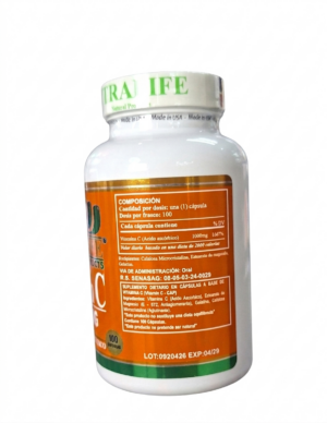 Vitamina C 1000mg x 100 Cap.