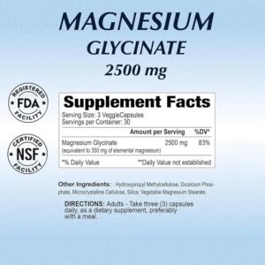 Magnesium Glycinate 2500mg