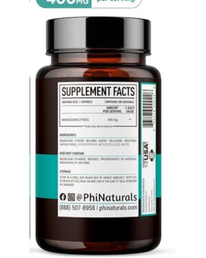 Magnesium Citrate x 180cap
