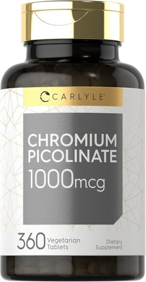 Picolinate Chromium 1000mcg x 360tab