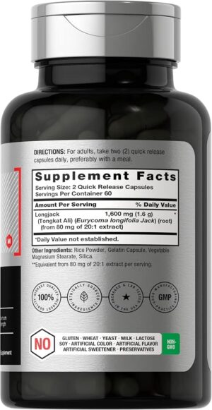 P Longjack Tongkat Ali 1600mg x 120cap
