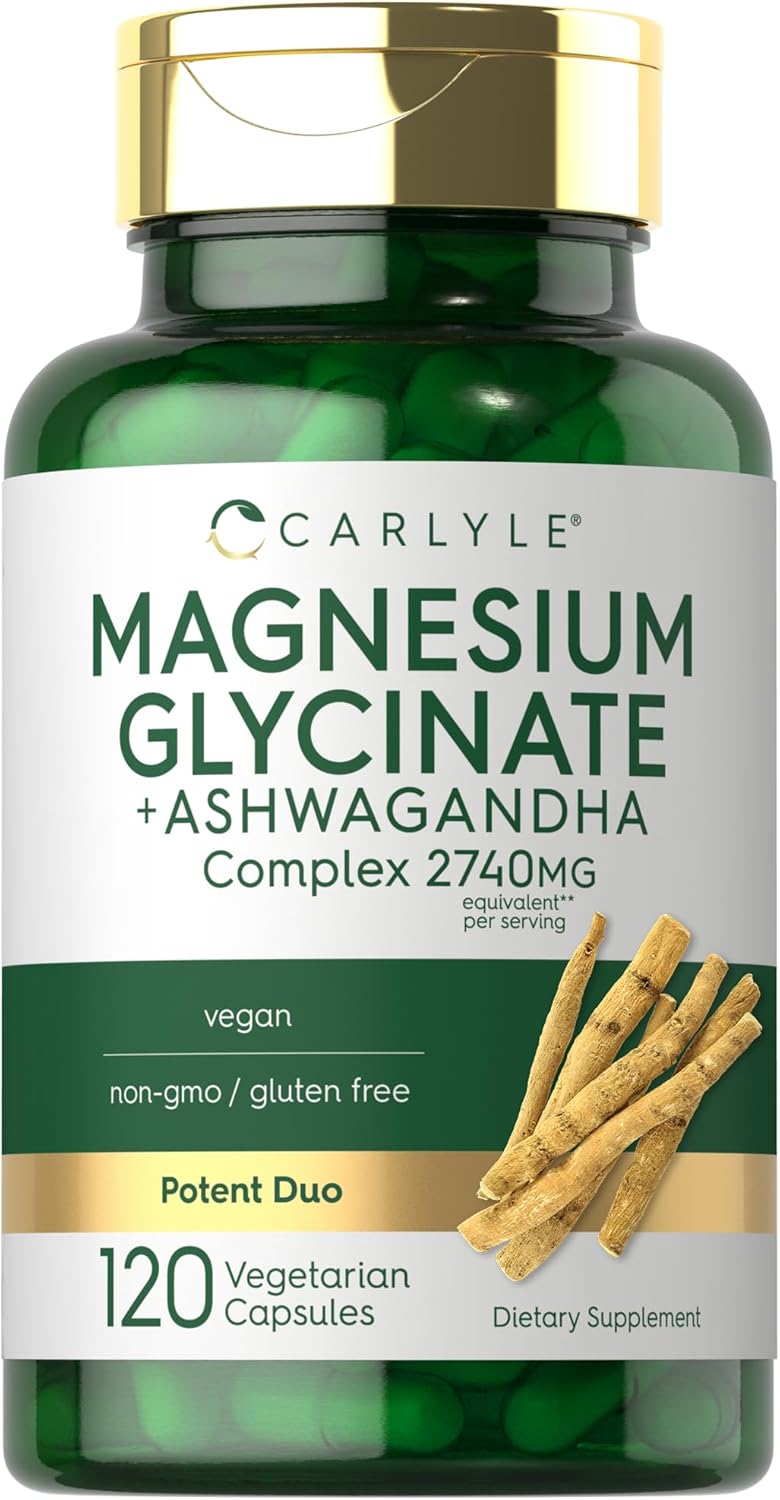 Magnesium Glycinate + Ashwagandha Complex 2740mg x 120cap